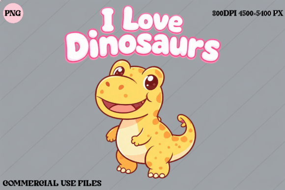 Charming Your Audience with the Cute Dinosaur Graphic