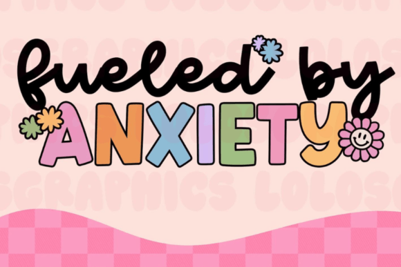 Fueled by Anxiety SVG PNG Graphic: Your Next Design Asset