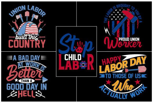 Labor Day Premium Graphic Bundle 5: Your Go-To Design Asset