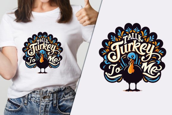 Talk Turkey to Me: A Modern Thanksgiving Graphic