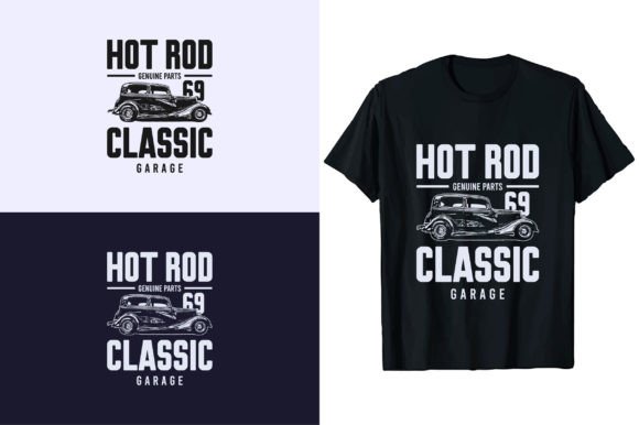 Vintage Car Tshirt Design Vector Graphic: A Designer's Asset